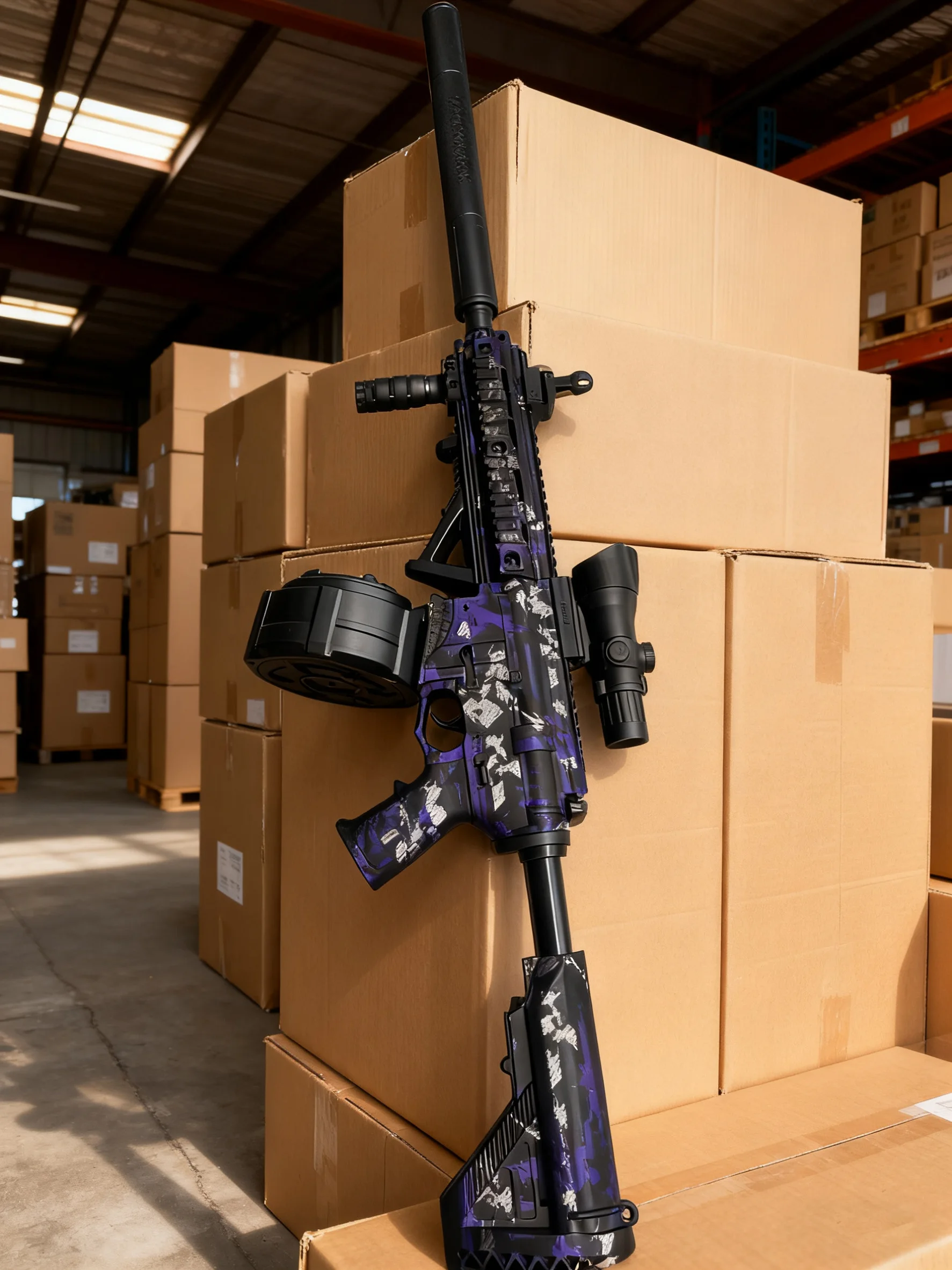 Powerful 7.4V Gel Blasters Extreme Long Range Full Auto 500 Rounds Electric Outdoor Battle Blaster Gun Toy for Adults Teens Gift