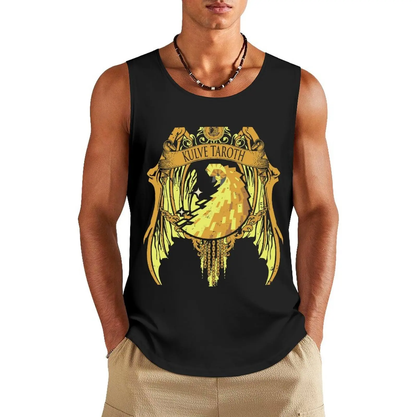 

KULVE TAROTH CREST Майка аниме футболка спортивная мужская спортивная рубашка мужская