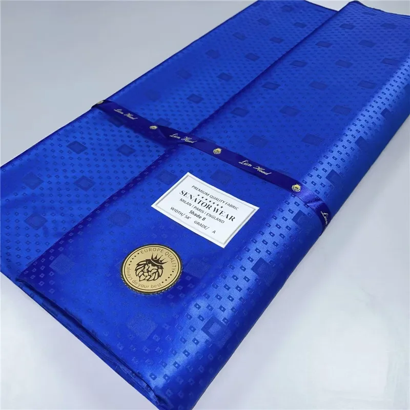 

5 ярдов, африканские мягкие бриджи для мужских костюмов, швейцарский материал, 100% хлопок для одежды, часть 24L352101