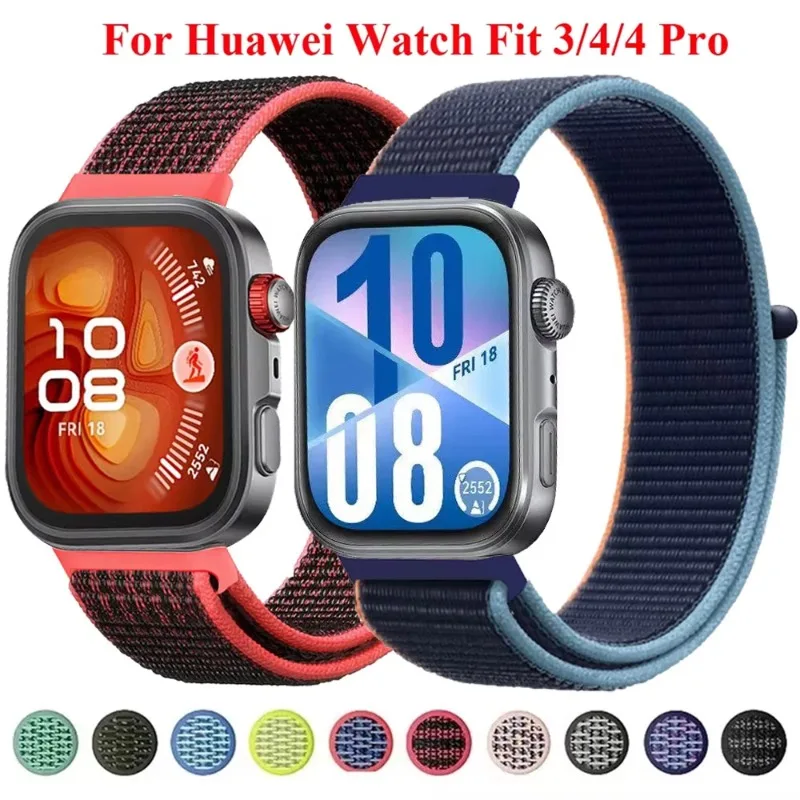 Offizielles Silikonarmband für Huawei Watch Fit 3 4, bequemes Ersatzarmband, Huawei Watch Fit 4/4 Pro-Zubehör