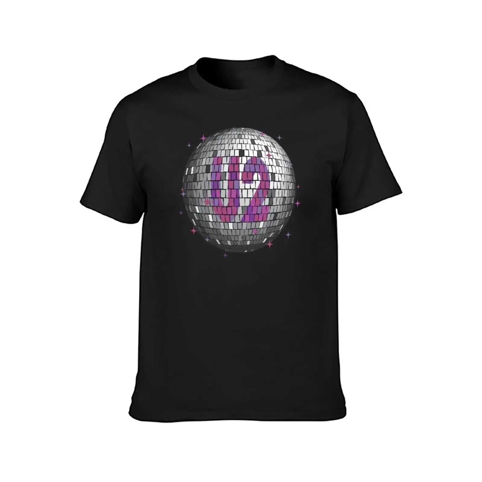 U2 Disco Ball Ultraviolet T-Shirt street wear baggy shirts shirts graphic mens champion t shirts