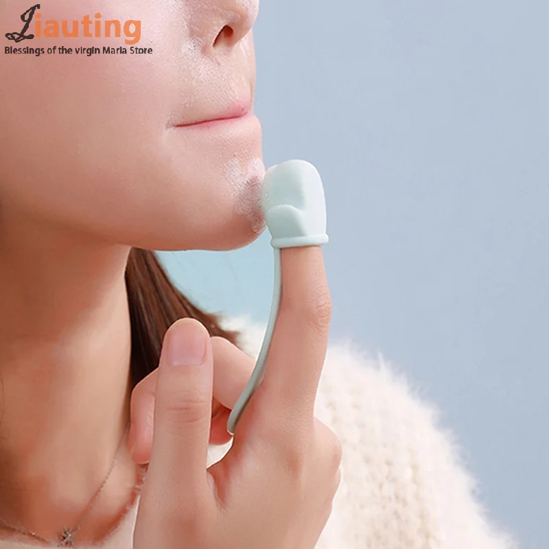 Escova de nariz de silicone limpador de poros faciais portátil escovas de massagem de cravo ferramenta de limpeza de beleza esfoliante nasal facial