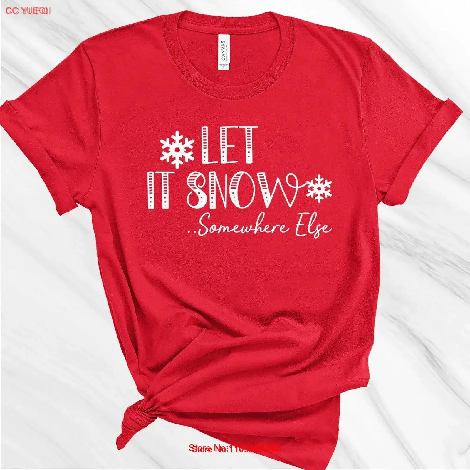 

Футболка Let it Snow Bah Humbug, рождественская женская футболка «Я ненавижу Hello», зимние праздники, винтажный топ с рисунком для повседневной носки