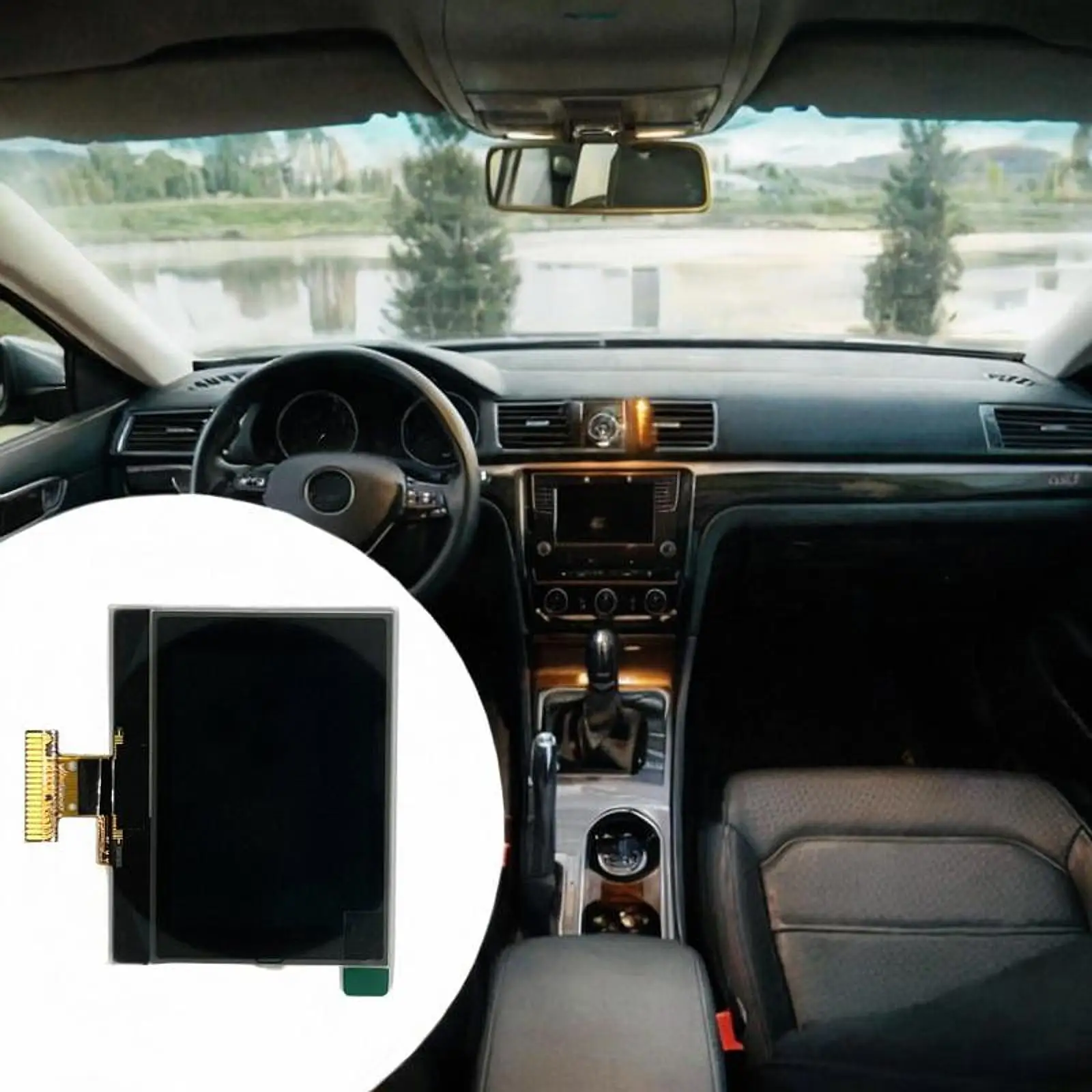 

LCD Display Screen Professional Replace Parts Car Accessory for Instrument Cluster for SCIROCCO III for Touran MK1 for Jetta MK5