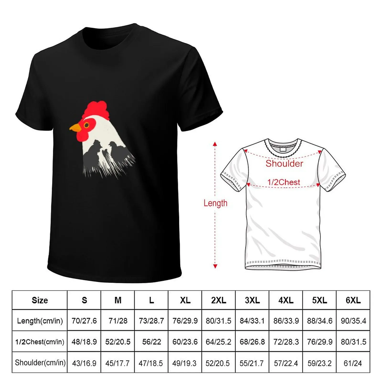Rooster’s shadow of love T-Shirt Sport Basic Moisture Wicking Tee