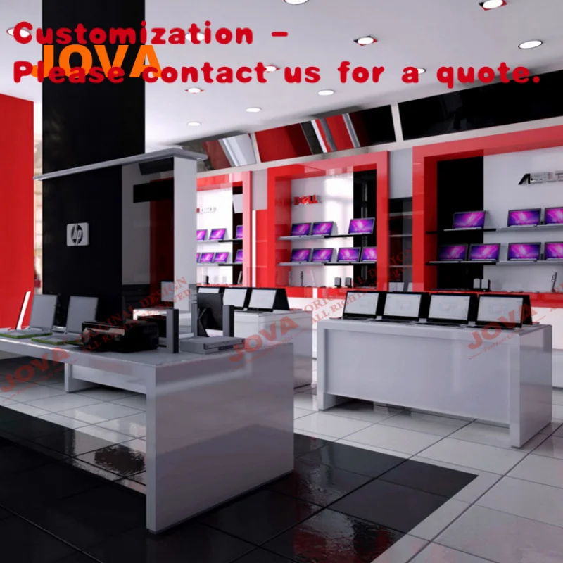 custom.Electronic Displays Showroom Showcase Shop Interior Design Ideas Computer Repair Store Furniture
