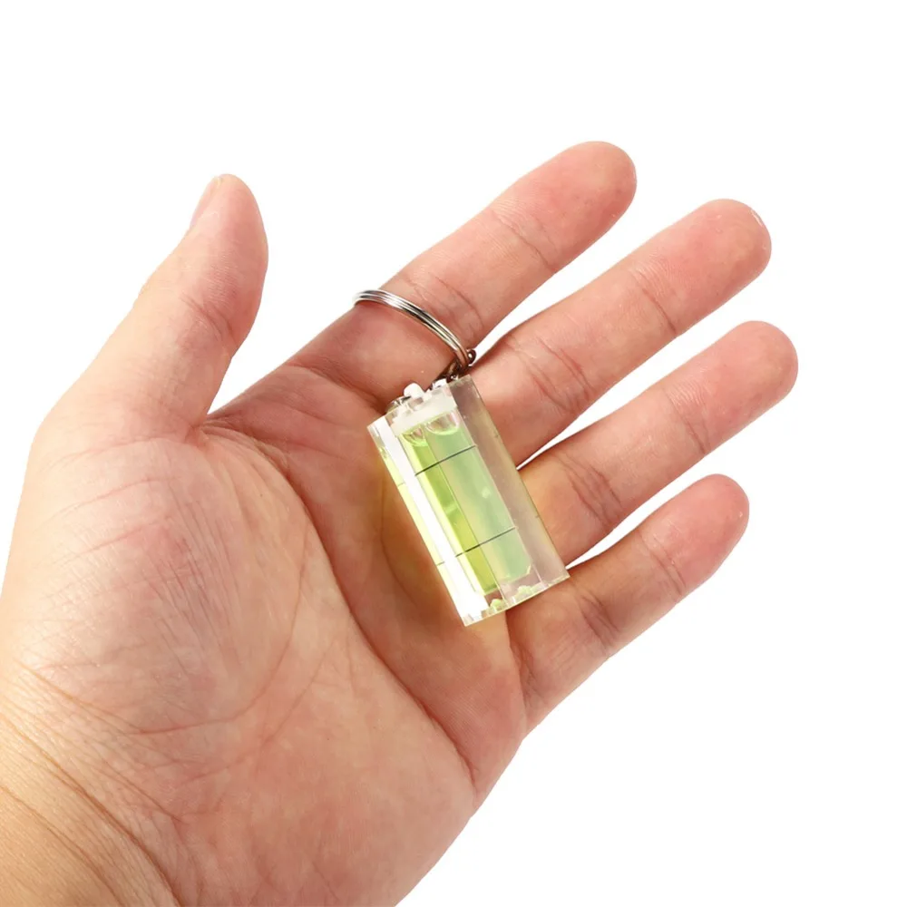 5 Pcs Durable Mini Spirit Level Pocket-Sized Precision Tool Liquid Level Indicator Green Bubble Level Construction