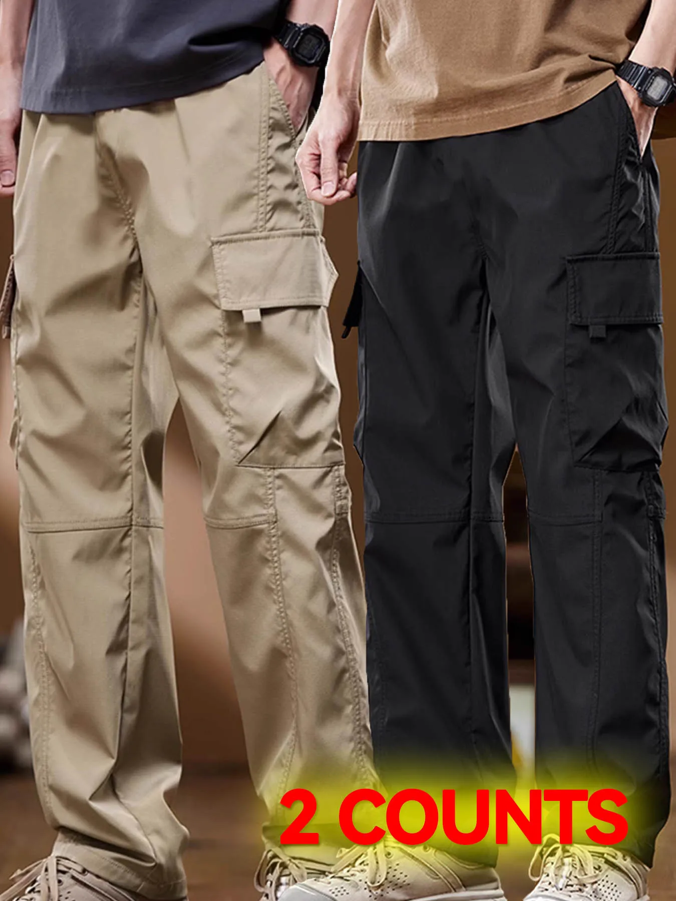 

Cargo Parachute Pants Spring Autumn Men Y2k Hip Hop Wide Leg Joggers Baggy Fashion Casual Sweatpants