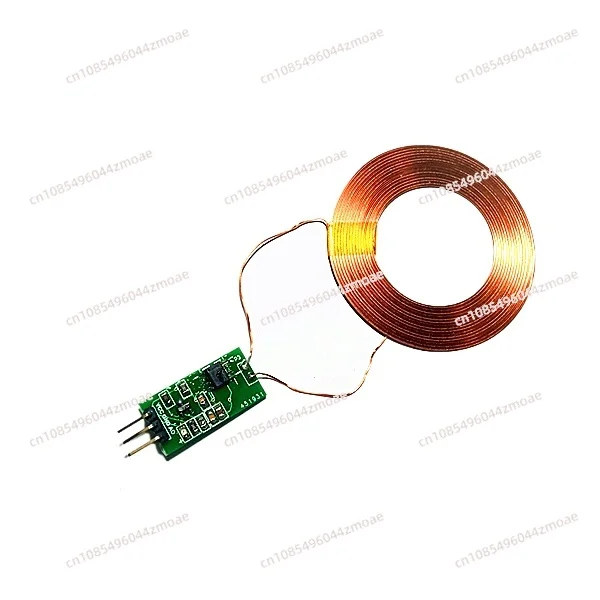 

WL01 Eddy current sensor metal detection gold silver copper identification 51 SCM STM32 analog output AD circuit