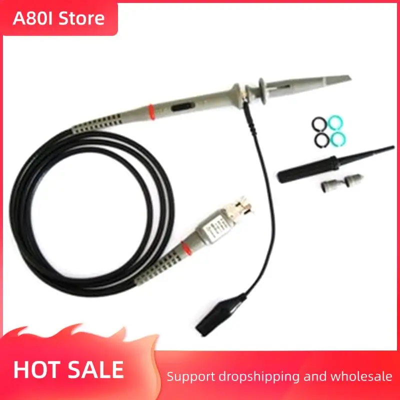 

A80I 2 шт. P6100 BNC комплект зондов для осциллографа 100 МГц 1X 10X высокоточный анализатор с зажимом типа «крокодил» тестовые провода