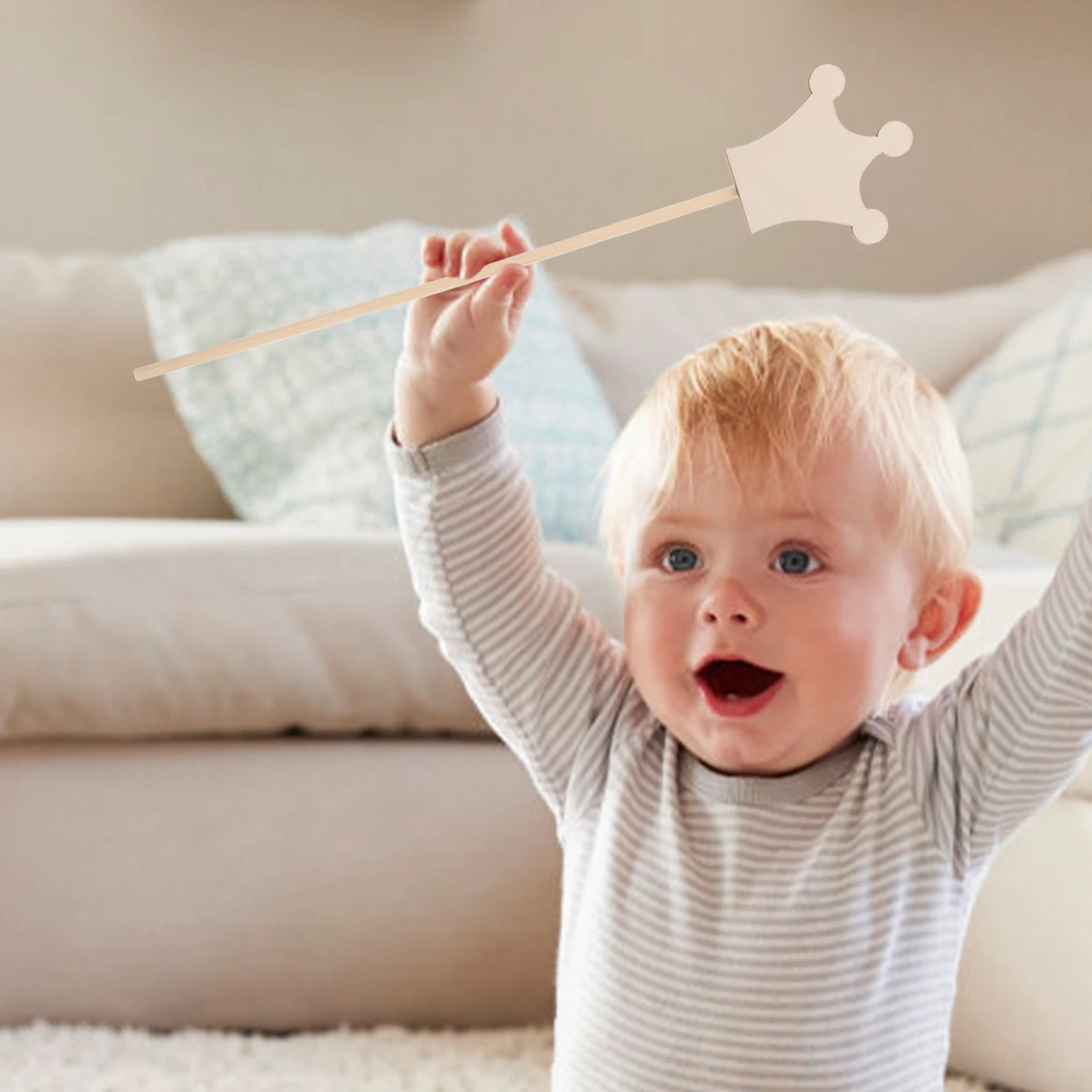 Juego de varitas de mago de madera DIY, Kits artesanales para niños, palos, recuerdos de fiesta, decoraciones para festivales, arte creativo, 10 Uds.