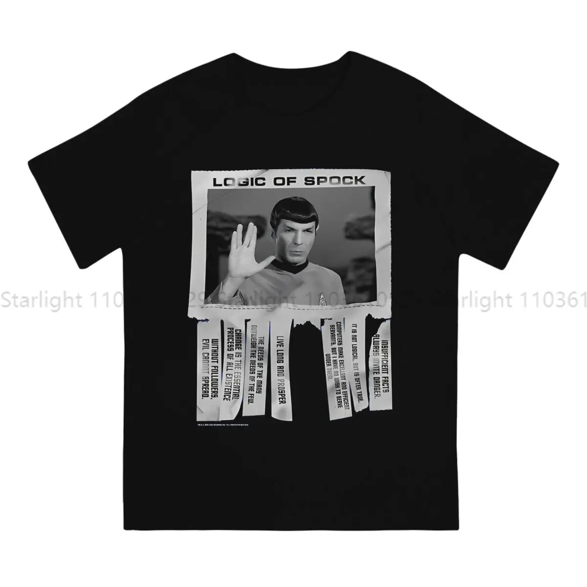 Starr Trrekk TShirt Logic Classic T Shirt Oversized Men Clothes New Design