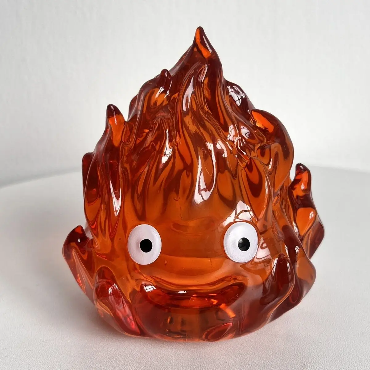 

Flame Calcifer Five Colored Luminous Anime Figures Fire Devil Hayao Miyazaki Model Ornament Doll Collectible Toys Christmas Gift