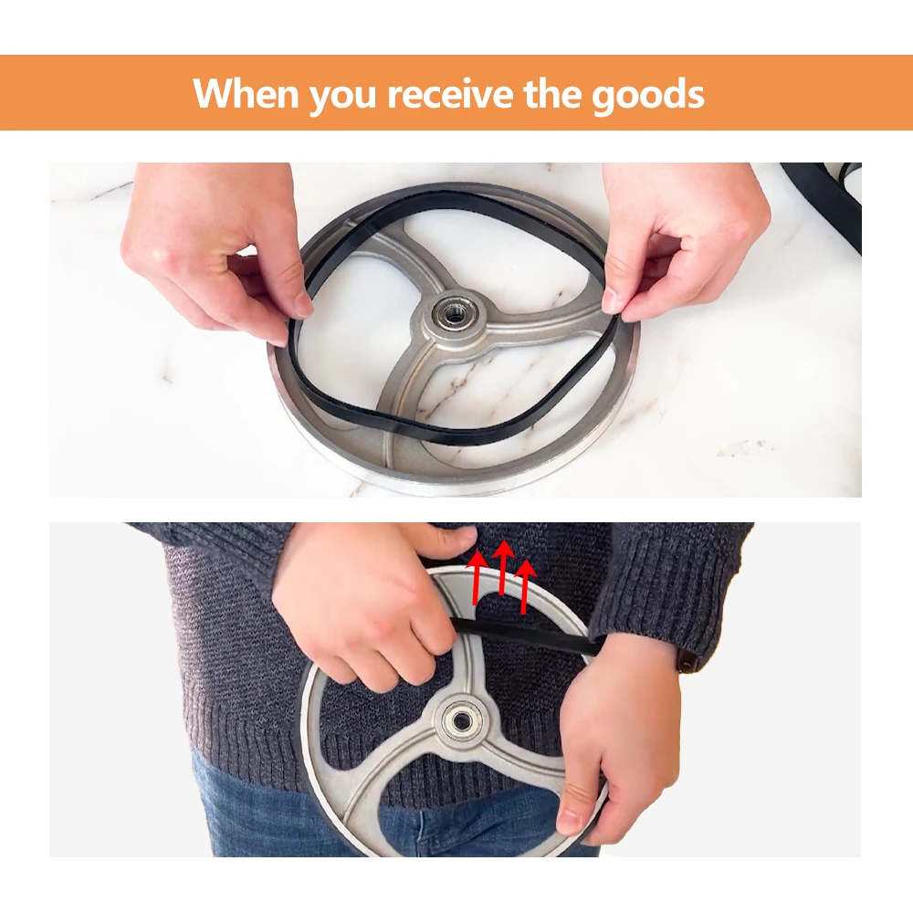 2 Miếng 8 ”Ban Nhạc Thấy Lốp Xe Bằng Cao Su Gỗ Phụ Tùng Cho 1400Mm 1425Mm Draper Einhell Scheppach HBS20 bandsaw Bánh Xe Di Chuyển