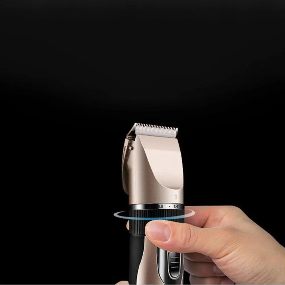 

1Set Professional Hair Clippers Kit Rechargeable Haircut Trimmer High Motor Low Noise Hair Shaver Compact Lightweight for Home