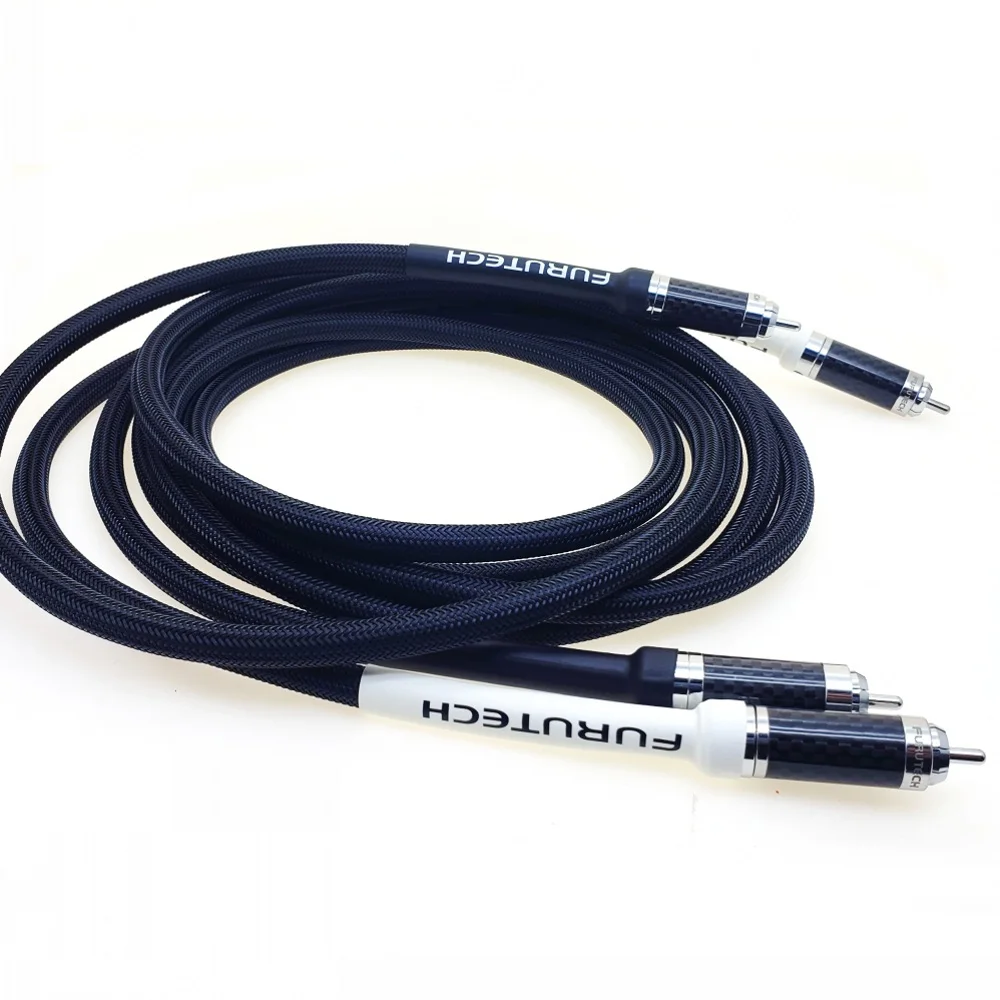 FURUTECH audio cable amplifierSelf-locking A/V RCA CF-102 connector μ-P2.1 OCC power A pair HIFI CD fever amplifier amp