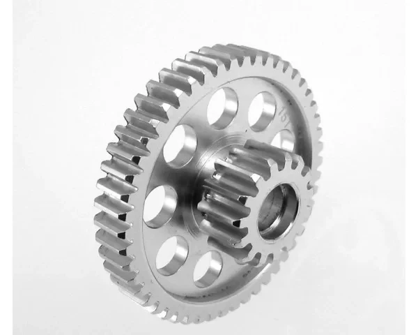 HOT RACING Aluminum 15/50T Counter Gear CB1550X for Tamiya Clod Buster Bullhead TXT-1 Replace 9335039 BG4