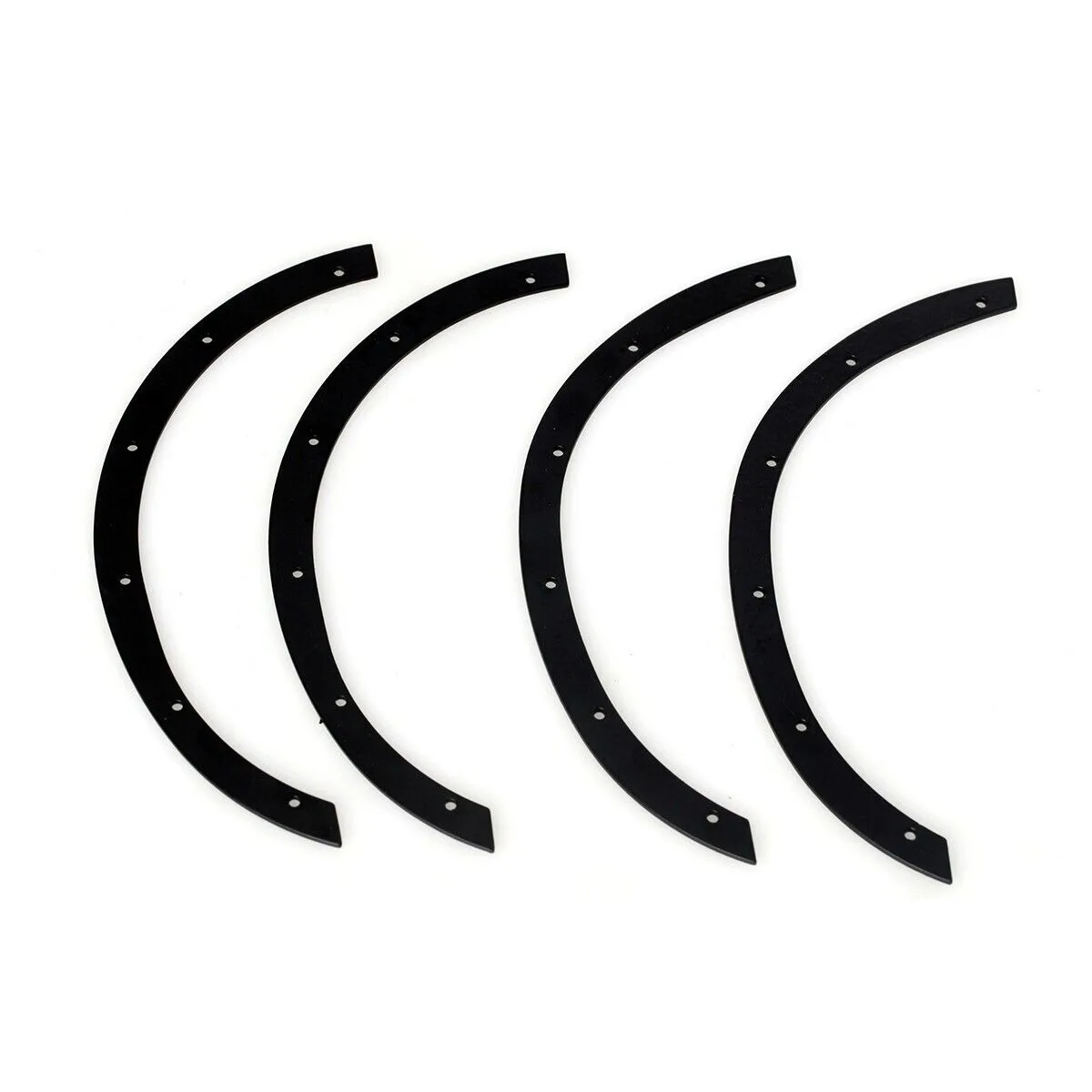 LCX Racing 1/10 RC Crawler Car Stainless Steel Front Rear Fender Flare for Traxxas TRX4 2021 Upgrades Part Accessories