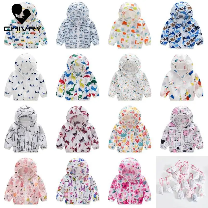 2022 abbigliamento per bambini giacche per ragazzi bambini cerniera con cappuccio protezione solare cappotto con stampa moda per bambini felpe con