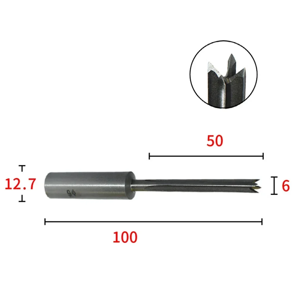 Four Blade Woodworking Drill Bit Mortise Drill 6/8/10/12mm Positive And Negative Tenoning Swing Machine Woodworking Tools