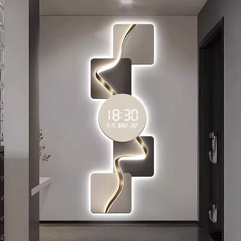 Nordic Luxury Wall Clocks Design Aesthetic Modern Big Wall Watch Minimalist Creative Relogio De Parede Living Room Decoration