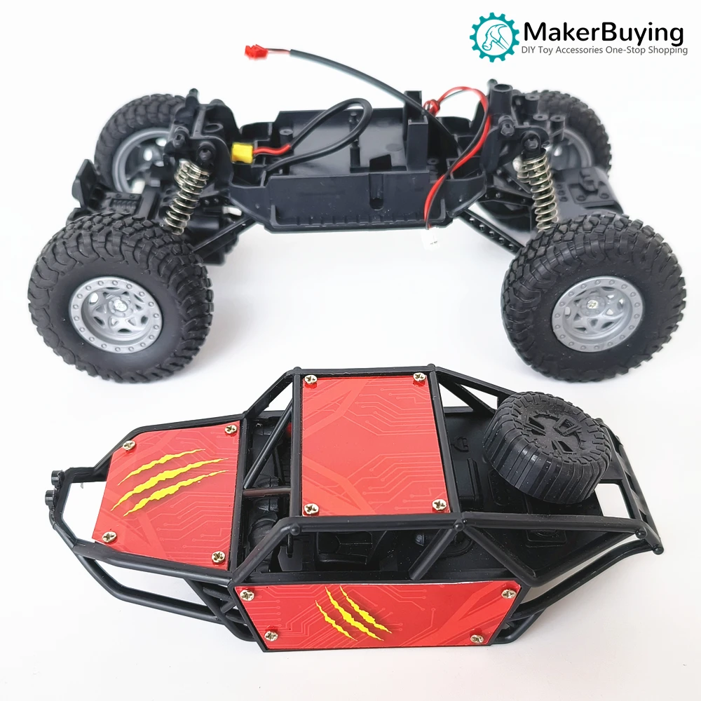 Electric off-road climbing car model rock climbing off-road shock absorber car chassis DIY accessories