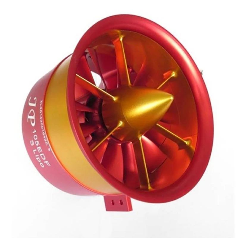 JP Hobby 105mm Clockwise/Counter Clockwise Rotation Aluminum Alloy EDF With 8S Brushless Motor