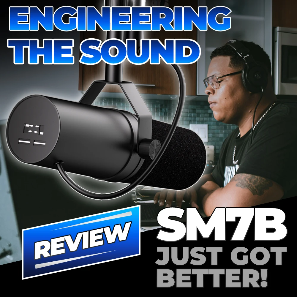

SM7B Dynamic Recording Microphone Studio Selectable Frequency Response Mic For Live Vocals Performance