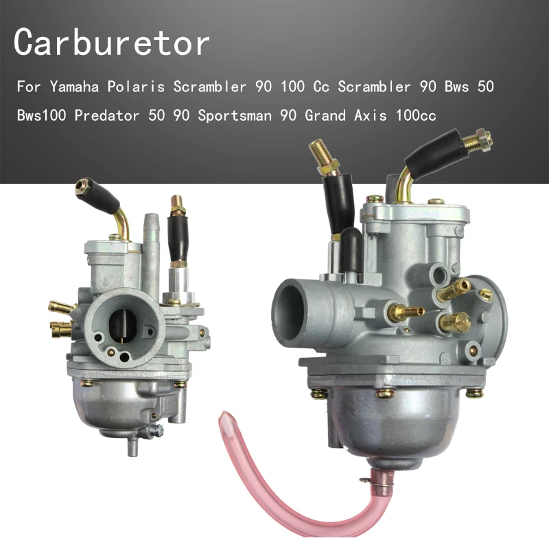 

Carburetor For Yamaha Polaris Scrambler 90 100 Cc Scrambler 90 Bws 50 Bws100 Predator 50 90 Sportsman 90 Grand Axis 100cc