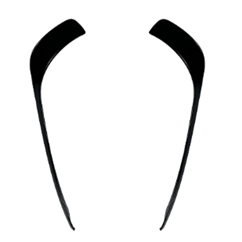 

Car Front Bumper Lip Splitter Spoiler Fog Lamp Spoiler Cover Trim For A Class W176 AMG 2013-2015 B-A61E
