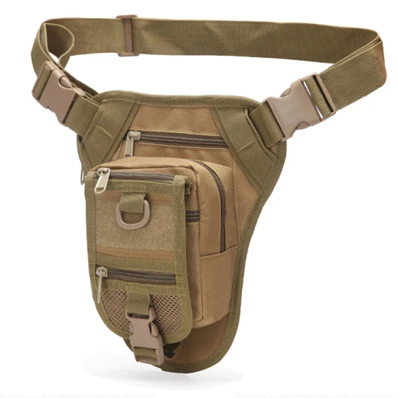 Military Fanny Waist Pack Bags Motorcycle Riding Pouch High Quality Multi-Pockets Men Nylon Camouflage Hip Bum Belt Bag