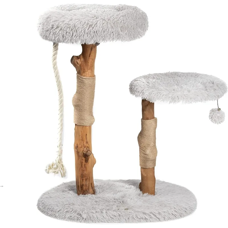 

Cat Tree Tower, Natural Branch Condo, Luxury Wood Cat Tower, t Scratching Tree, Cat Condo, Lover Gift, Luxury