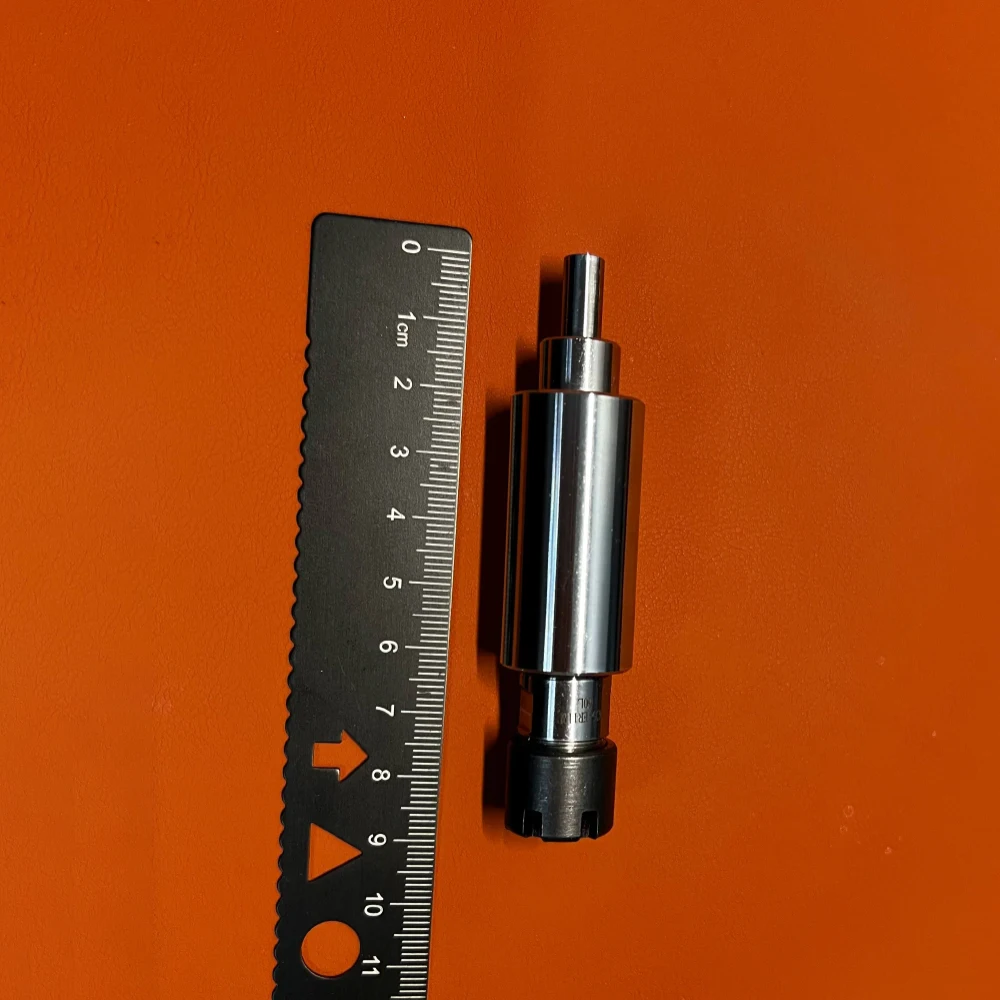 ER11 Collet 20mm Sleeve 50000RPM 0.01mm Runout 90mm Mini Belt-Driven Spindle Unit No Motor Stainless Steel