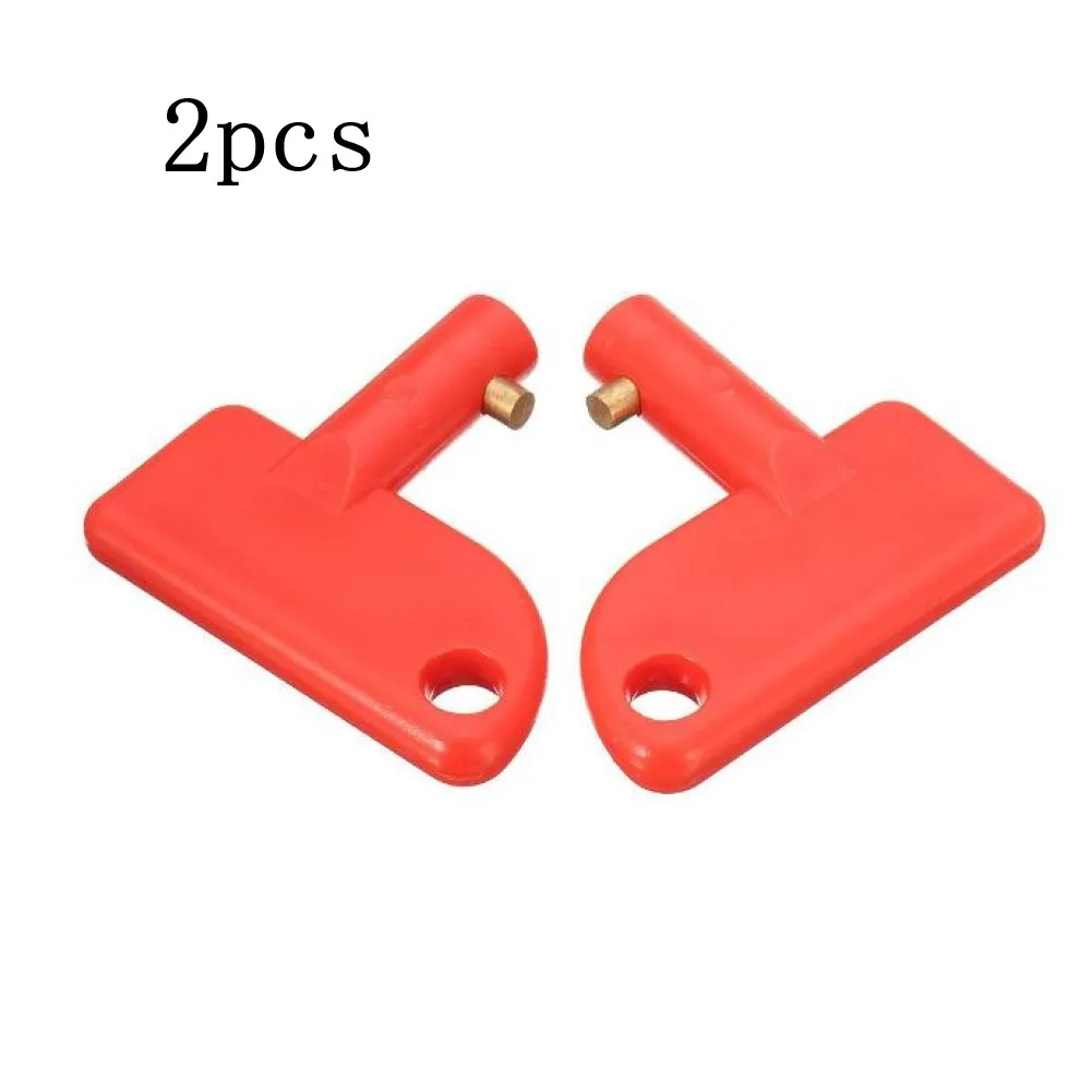 For Battery Isolation Switch Spare Keys 12V 100A Cut Off Keys Compatible with Electric Vehicle and Yacht Applications