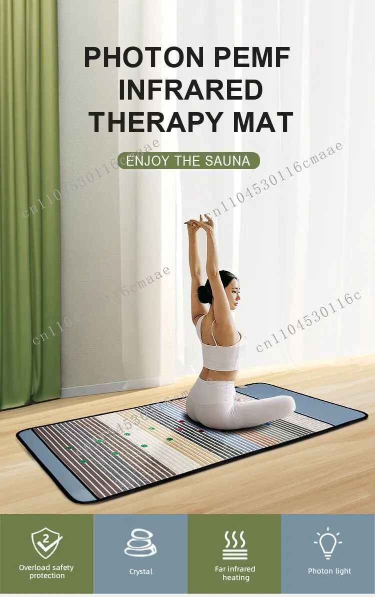 Sauna Mattress Red Light Photon Negative Ion Household Mat