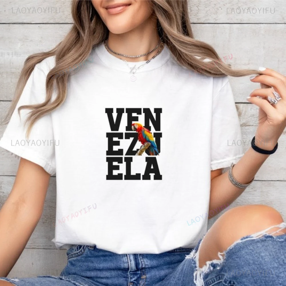 

Венесуэла Hasta El Final Графические футболки для женщин и мужчин Повседневная дышащая хлопковая футболка с круглым вырезом на открытом воздухе Удобные топы для взрослых Футболка