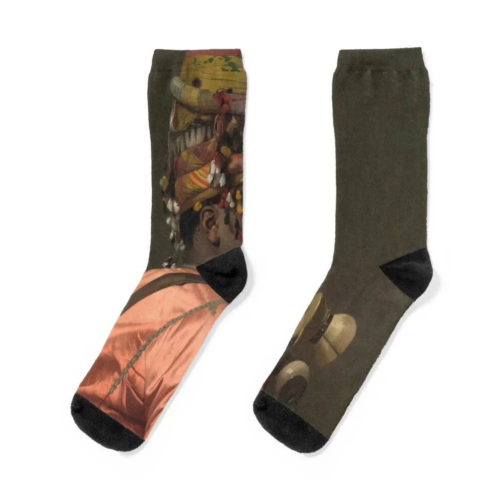 Africa: Jean-Leon Gerome - Bashi-Bazouk Socks custom winter gifts designer brand funny gifts Socks Female Men's