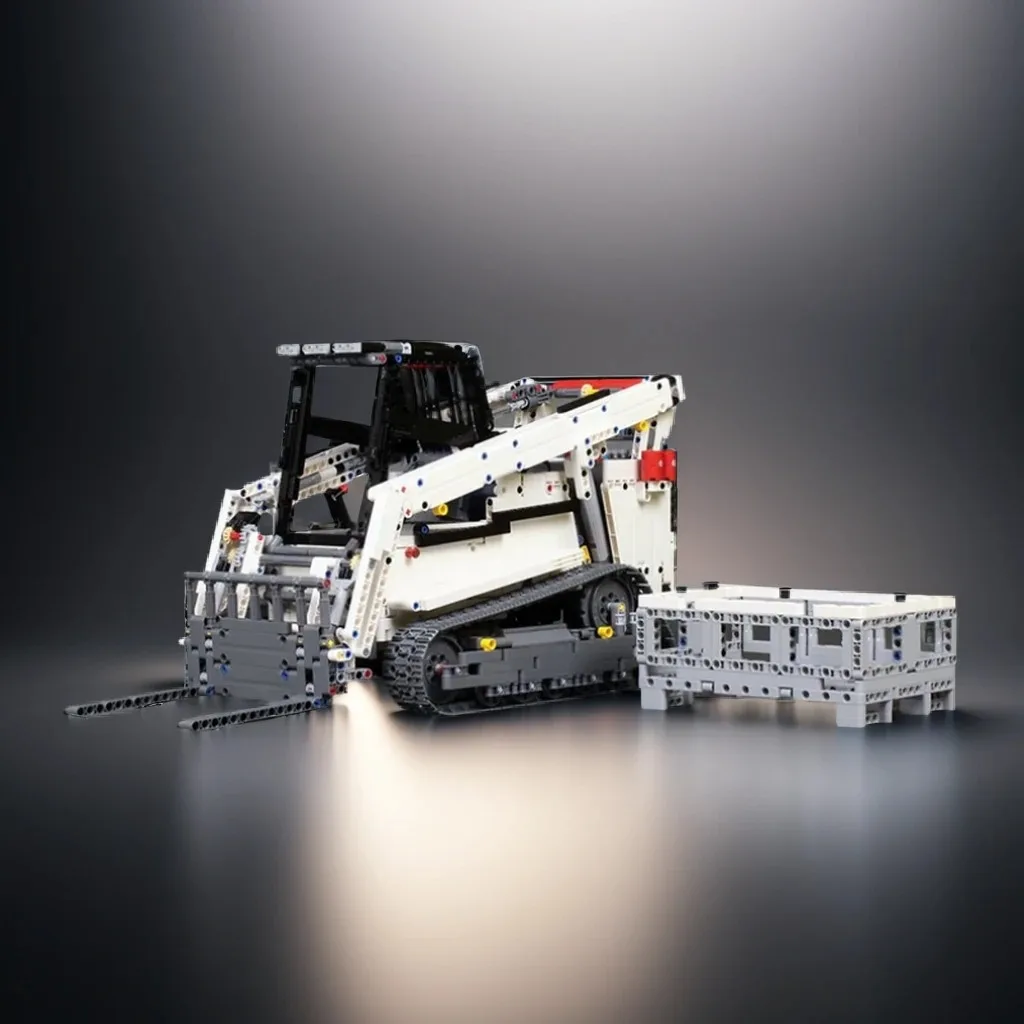 2592 قطعة 42100 جرافة انزلاقية MOC آلات البناء مركبة تعليم بناء كتل ذاتية الصنع ألعاب عيد ميلاد هدية