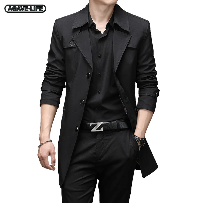 

High Quality Casual Coat Men's Windbreaker Spring Autumn Fashion Jacket Bussiness Men Classic Windbreaker Outerdoor Men Clothing