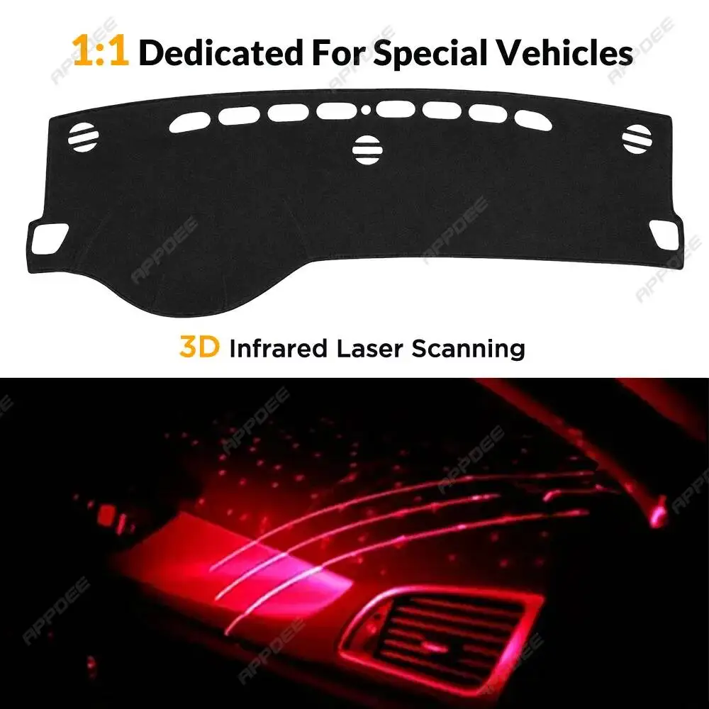 APPDEE For Suzuki SX4 S-Cross 2013-2020 Car Dashboard Cover Dash Mat Anti-UV Sunshade Non-Slip Carpet Interior Accessories