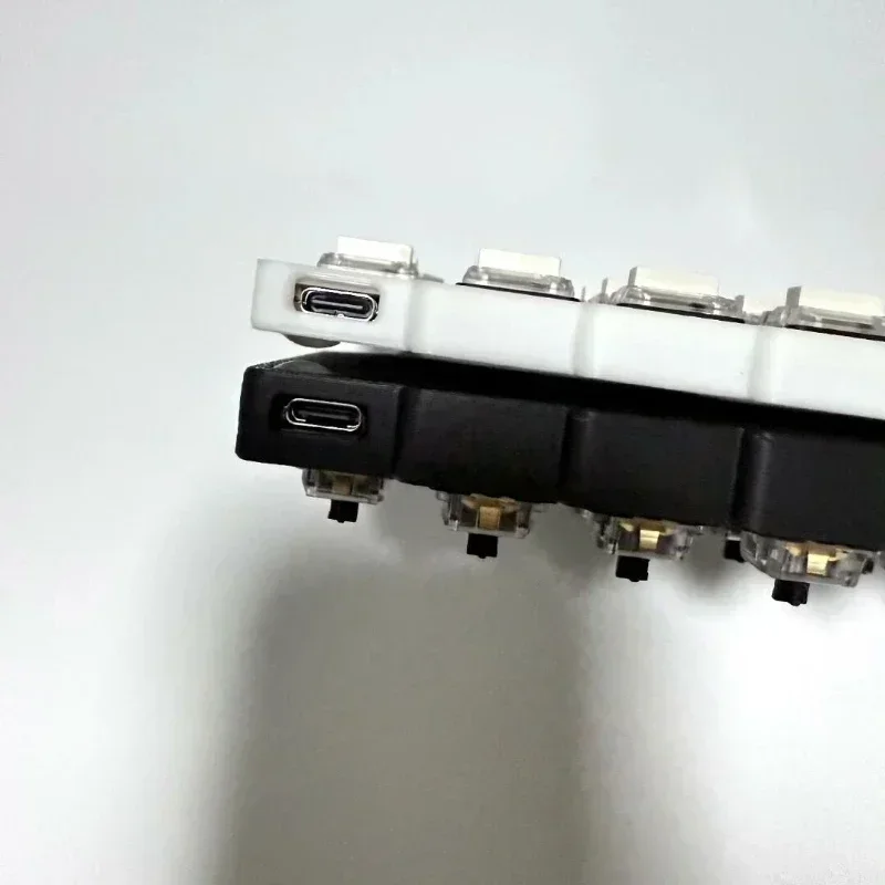 Corne V4.1 Split Keyboard Kit Customized PLA Case RGB Hot Swap Wired Corne Split Keyboard for Vial Ergonomics Cherry Choc V1 V2