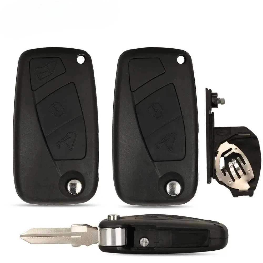 Folding Car Remote Key Shell Case For Fiat Iveco Daily MK4 2006 2007 2008 2009 2010 2011 GT10 Flip Key
