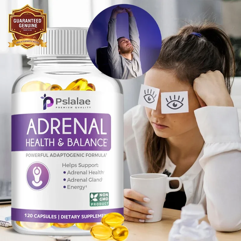 

Adrenal Health & Balance Supplement - Maintains Balanced Cortisol Levels and Stress Relief, and Supports Adrenal System Function