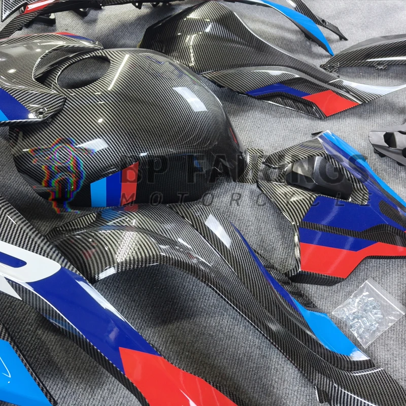 For BMW S1000RR 2023 2024 Fairing Accessories Full Fairings Panel Higher Quality ABS Plastic Injection set Carbon Fiber Painted