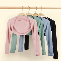 Girls' Ballet Top Shrug Long Sleeves Dance Shirt Kids Cropped Top Clothes Modal Dance Coat Tops