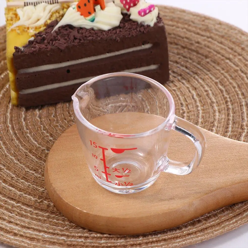 Pointed Transparent Minie Baking Kitchen Tools Graduated Milk Powder Cup Coffee Cup Beaker Measuring Cup