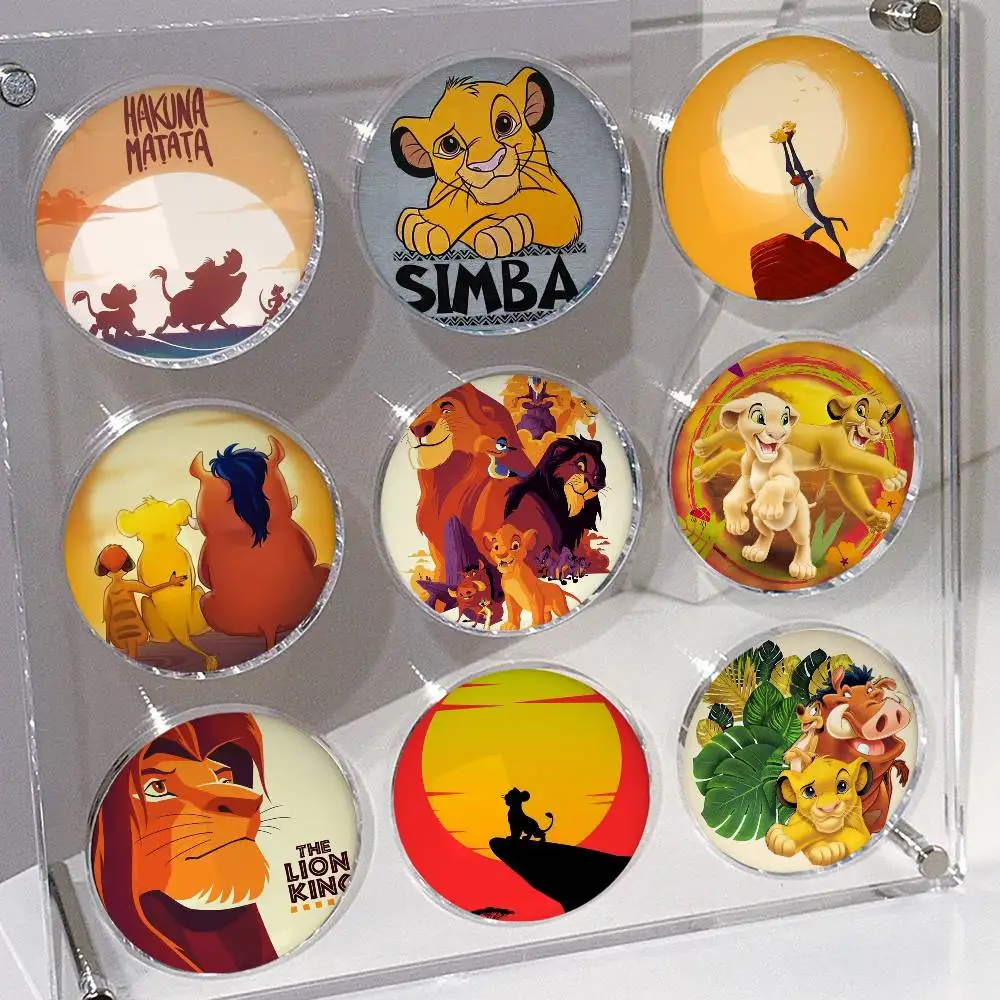 Simba el Rey León insignias geniales alfileres solapa alfileres sombrero broches regalos decoración mochilas