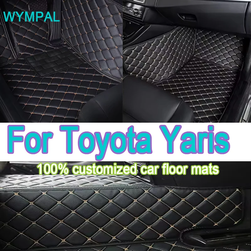 

Роскошные автомобильные коврики для Toyota Yaris 2008 2009 2010 2011 2012 2013, пользовательские автомобильные подушечки для ног, автомобильный ковер, чехол для интерьера