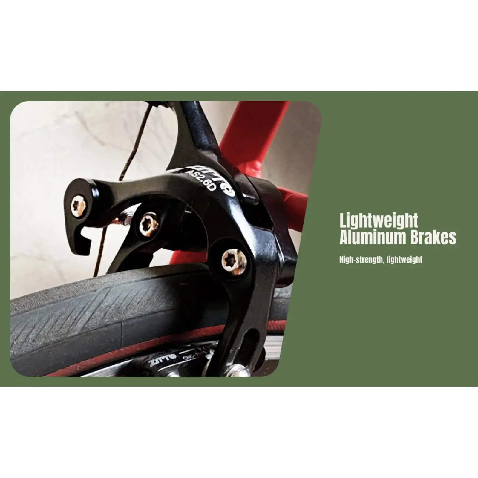 Dual Pivot Pull Brakes Long Arm Caliper Black Lightweight Brake Pads for 19 21 Inch Road Bike