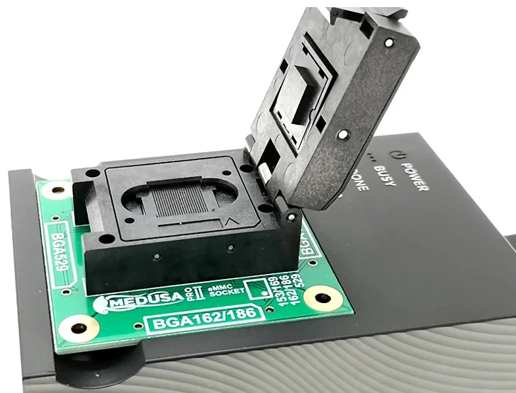 Medusa Pro 2 Box  Medusa Pro II Box EMMC 4 in 1 Socket Adapter Supported BGA 221/162/186/153/169/529 Socket